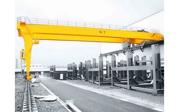 18TWʽW˰T(mn)ʽؙC 18t European standard semi-gantry crane